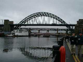 Tyne Bridge, rainy December afternoon 2001